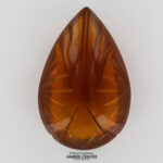 Dominican Diamond Cut Amber Large Teardrop Unique stone - OT4775 RRP£3950!!!