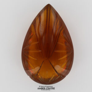 Dominican Diamond Cut Amber Large Teardrop Unique stone - OT4775 RRP£3950!!!