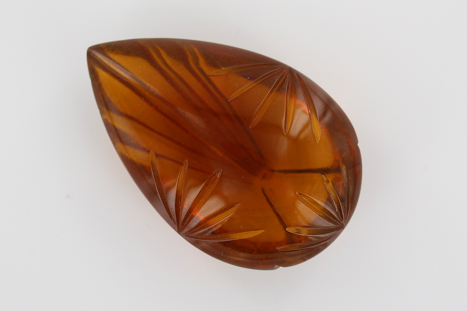 Dominican Diamond Cut Amber Large Teardrop Unique stone - OT4775 RRP£3950!!! - Image 2