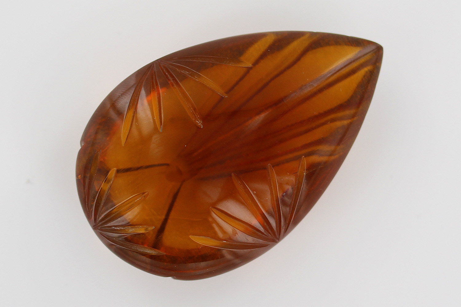 Dominican Diamond Cut Amber Large Teardrop Unique stone - OT4775 RRP£3950!!! - Image 3