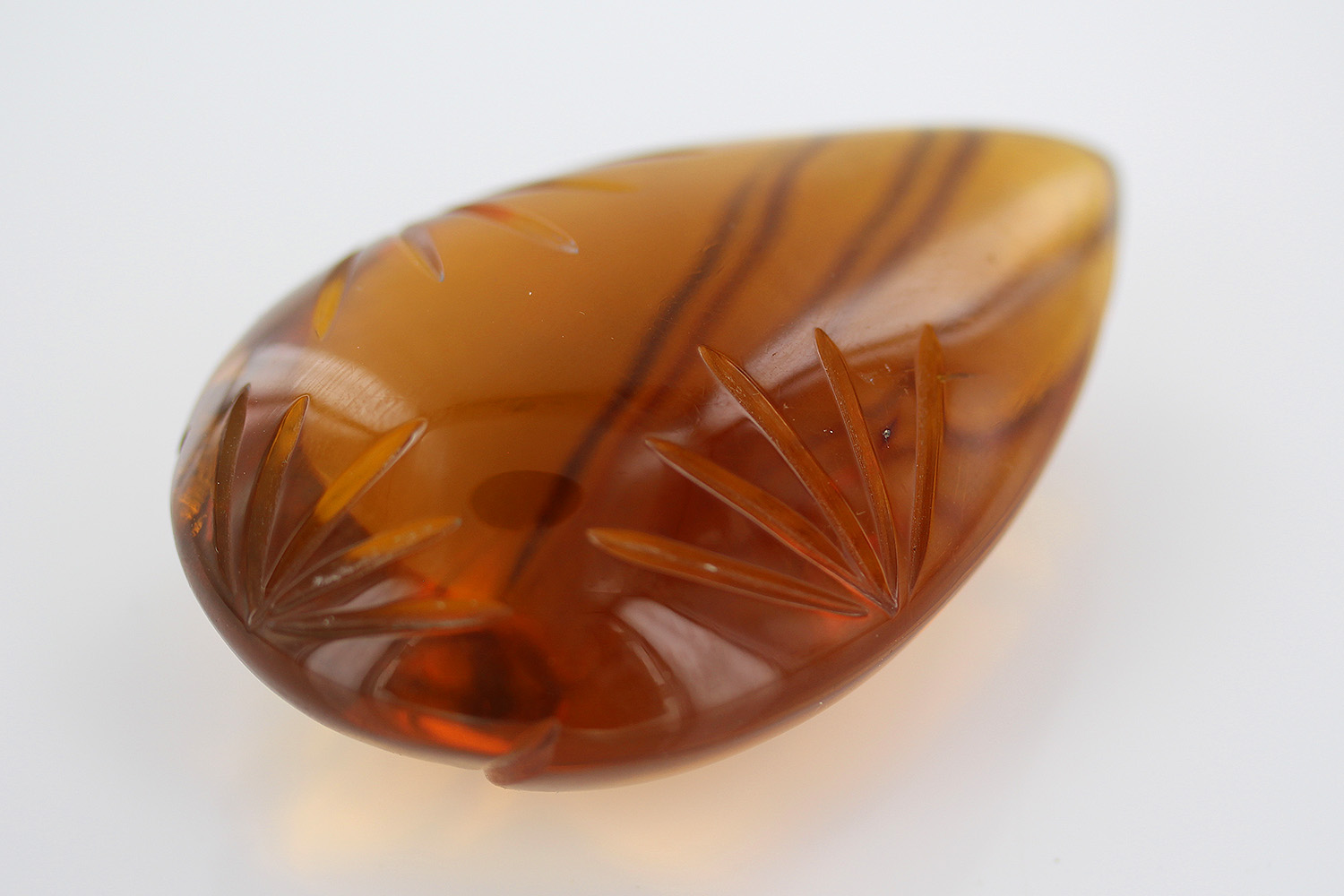 Dominican Diamond Cut Amber Large Teardrop Unique stone - OT4775 RRP£3950!!! - Image 4