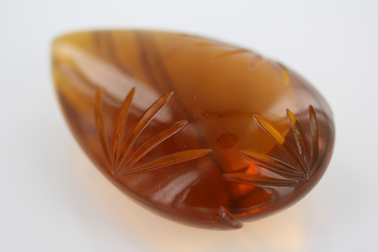 Dominican Diamond Cut Amber Large Teardrop Unique stone - OT4775 RRP£3950!!! - Image 5