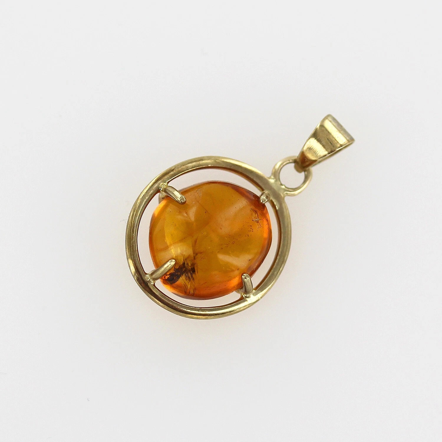 Italian Handmade Dominican Amber Pendant With Beetle in 9ct solid Gold GPR071 RRPĀ£495!!! - Image 12