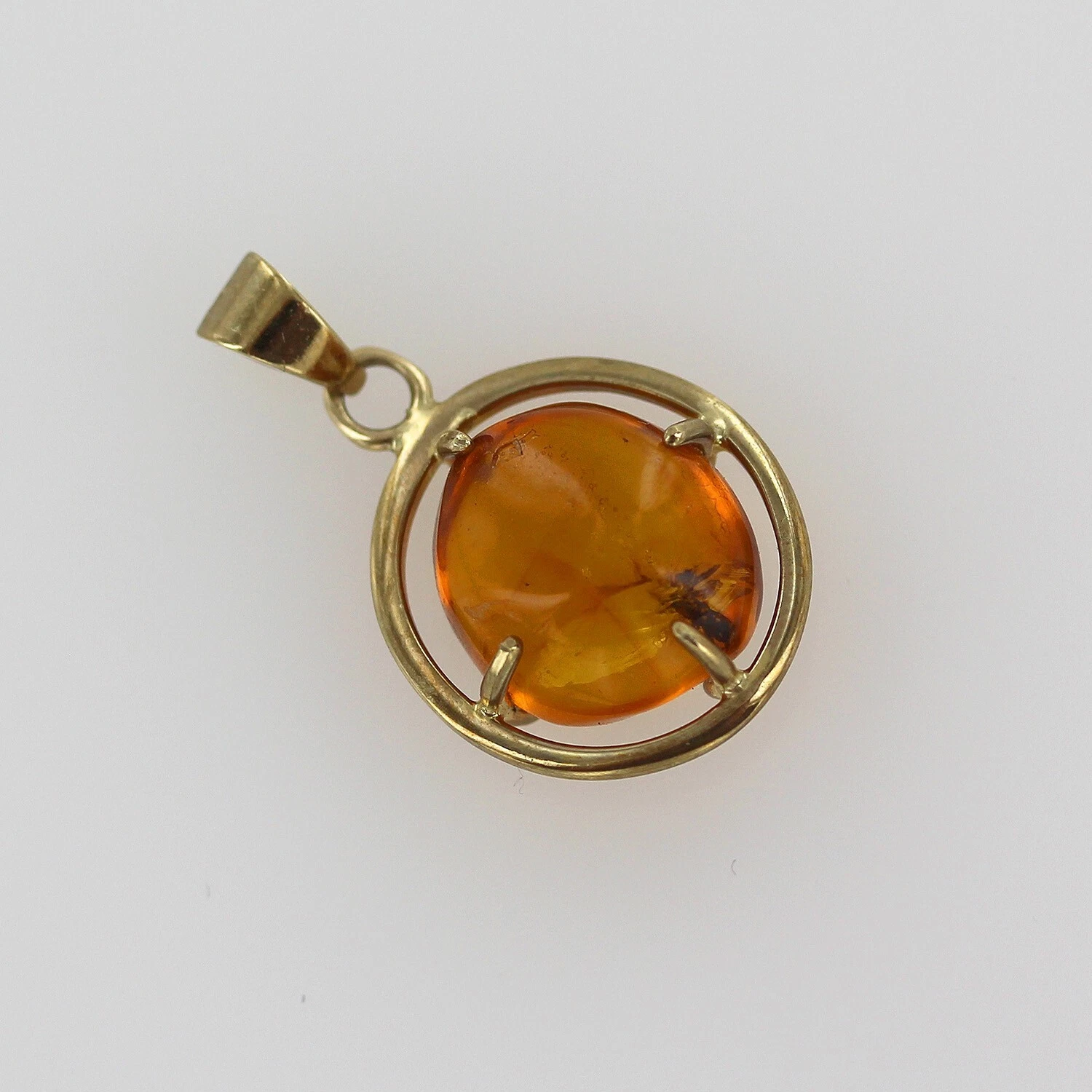 Italian Handmade Dominican Amber Pendant With Beetle in 9ct solid Gold GPR071 RRPĀ£495!!! - Image 13