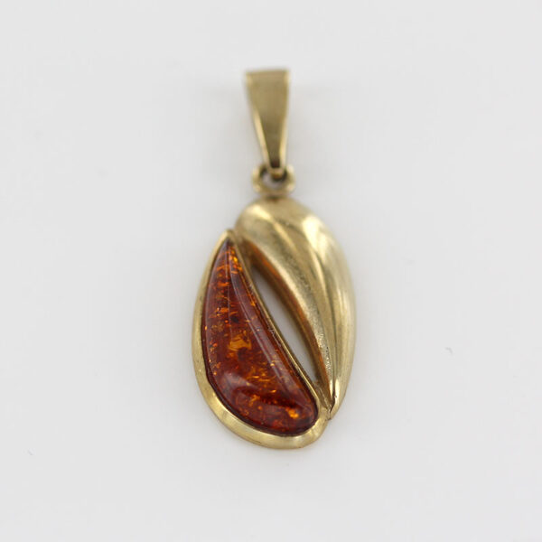 Italian Handmade Elegant Baltic Amber Pendant in 9ct solid Gold -GP0079 RRP£295!!! - Image 7