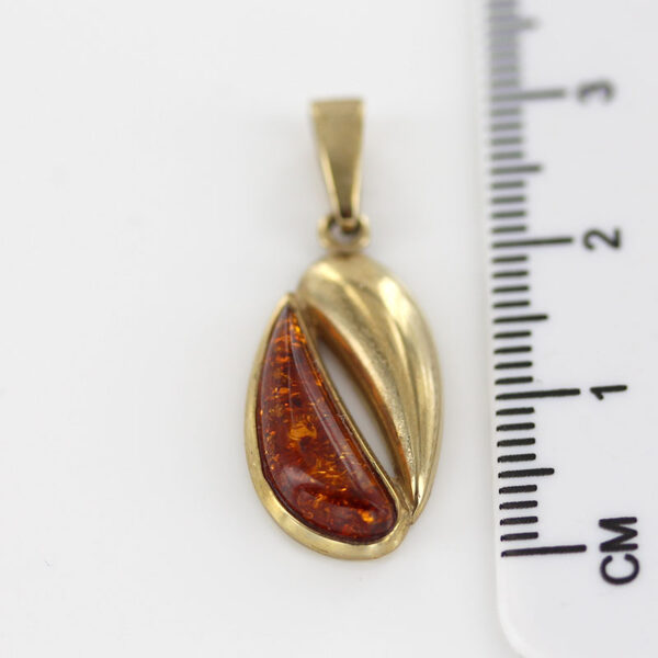 Italian Handmade Elegant Baltic Amber Pendant in 9ct solid Gold -GP0079 RRP£295!!! - Image 6