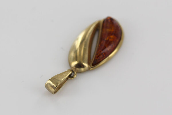 Italian Handmade Elegant Baltic Amber Pendant in 9ct solid Gold -GP0079 RRP£295!!! - Image 10