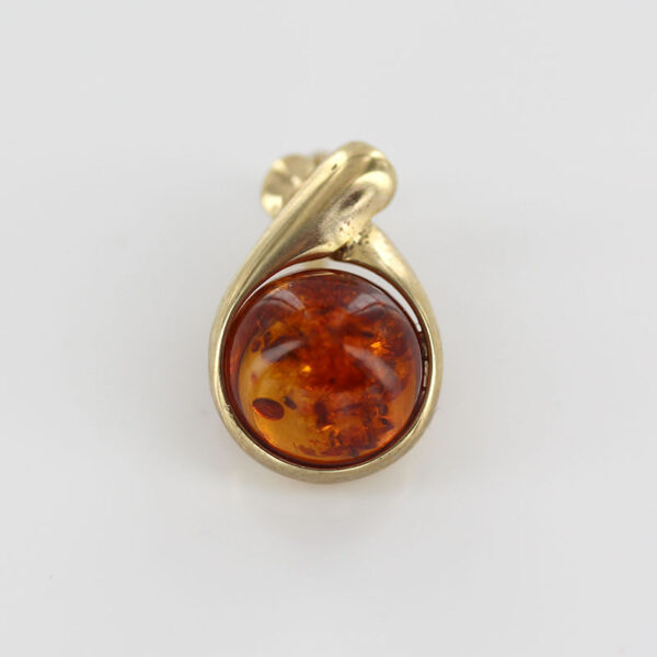 Italian Handmade Elegant Modern Baltic Amber Pendant in 9ct Gold - GP0085 RRP£195!!! - Image 6