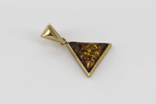 Italian Hand Made German Baltic Elegant Unique Amber Pendant in 14ct solid Gold - GY0062G RRP£795!!! - Image 6