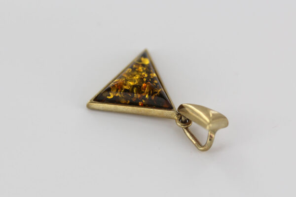 Italian Hand Made German Baltic Elegant Unique Amber Pendant in 14ct solid Gold - GY0062G RRP£795!!! - Image 4
