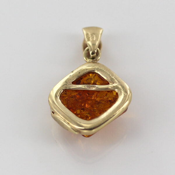 Italian Hand Made German Baltic Elegant Unique Amber Pendant in 9ct solid Gold - GP0010 RRP£375!!! - Image 4