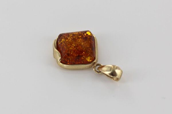 Italian Hand Made German Baltic Elegant Unique Amber Pendant in 9ct solid Gold - GP0010 RRP£375!!! - Image 7