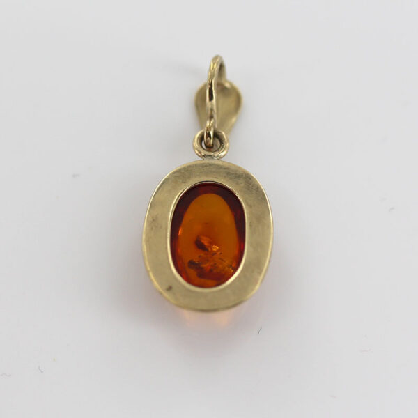 Italian Handmade Elegant Classic German Baltic Amber Pendant in 9ct solid Gold -GP0175 RRP£275!!! - Image 9
