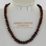 German Healing Power Genuine Natural Baltic Amber Necklace A0310 RRP£100!!!