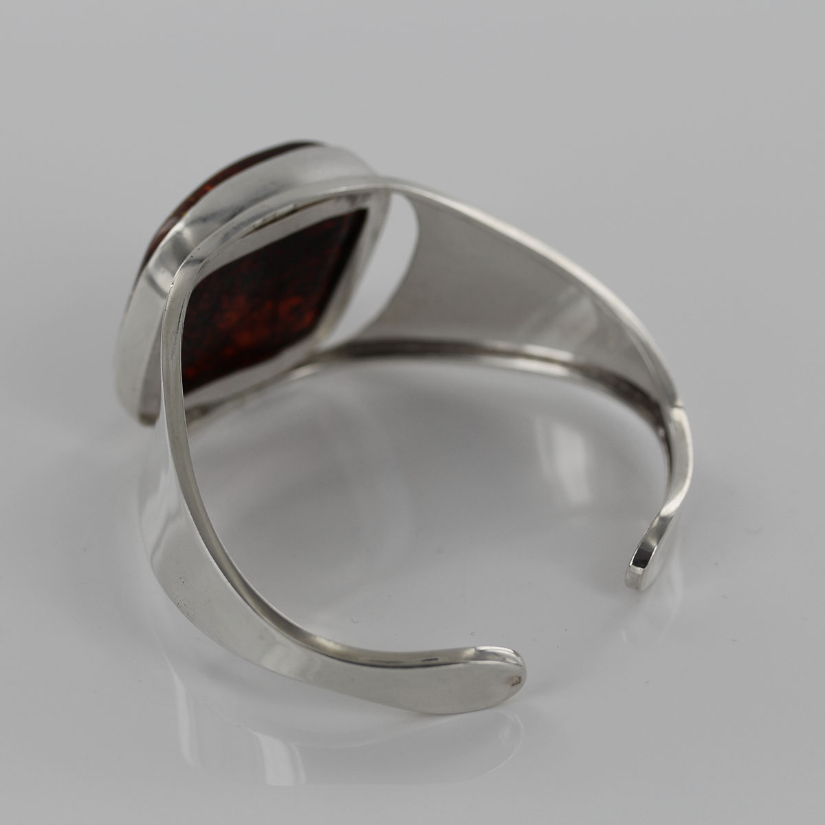 Bangle German Honey Baltic Amber Handmade Solid 925 Sterling Silver - BAN058 - RRP£595!!! - Image 6